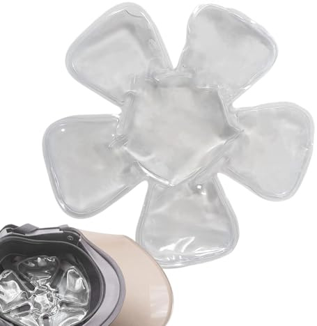 Pack de glace réutilisable pour casque d'attrape – Doublure de protection froide réutilisable pour randonnée, vélo, blessures sportives, hommes, voyages d'été, temps chaud