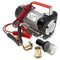 WilTec Pompa autoadescante per diesel gasolio 12 V 150 W 40 l/min Pompa di trasferimento