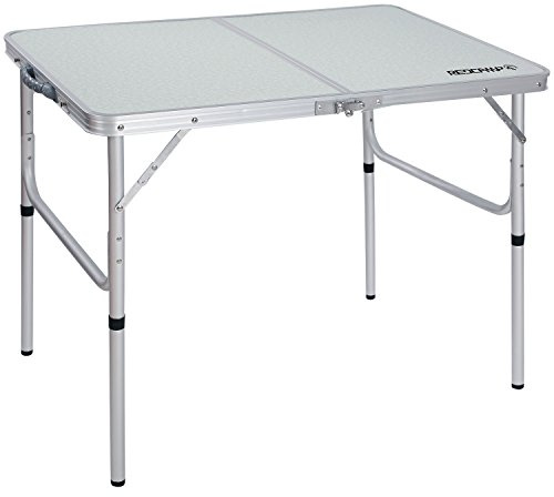 REDCAMP 3ft Folding Camping Table with Adjustable Height, Portable Foldable Picnic Tables for Outdoor Indoor Kitchen Garden, 2 Heights (39/70)