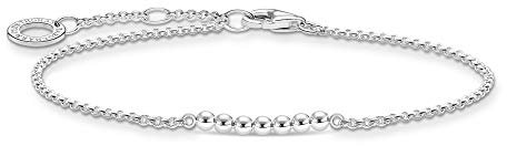 Thomas Sabo Sterling Silver Ball Bracelet 16-19cm Length