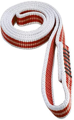 Circle Stubai Bandschlinge. Flexible leichte Bandschlinge aus Polyamid. 60cm rot