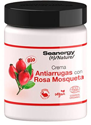 Cosmética mujer de la marca Seanergy: crema hidratante para cuidado corporal, Nature-Vegan Rosa Mosqueta crema hidratante (300 mililitros)