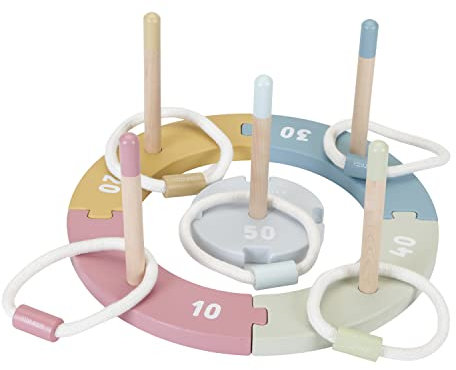 Little Dutch 7111 FSC Holzring Wurfspiel Mehrfarbig