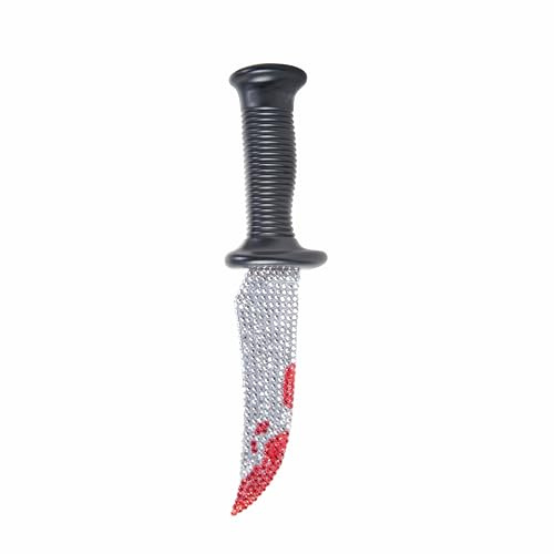 Rolig värld spöke ansikte bling kniv
