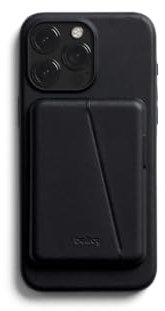 Bellroy Mod Phone Case + Wallet for iPhone 15 Pro Max (slim leather iPhone case, phone wallet) - Black