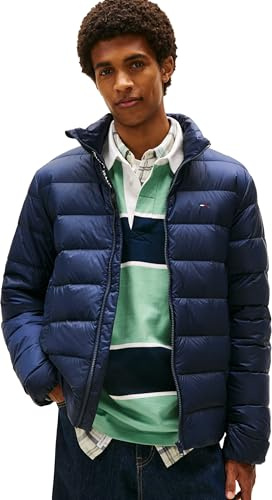 Tommy Jeans Tjm Lt Down Jacket Ext Dm0Dm20658, Giacca Imbottita, Uomo, Blu (Dark Night Navy), L