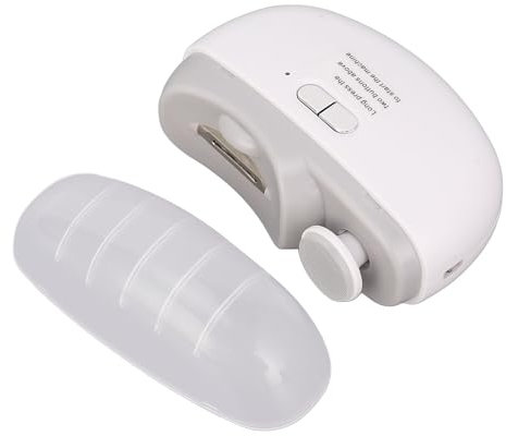 Elektrischer Nagelschleifer, Elektrisches Polieren, Automatischer Nagelknipser, Multifunktional, Leise, Automatischer Elektrischer Fingernagelschneider, Weiß
