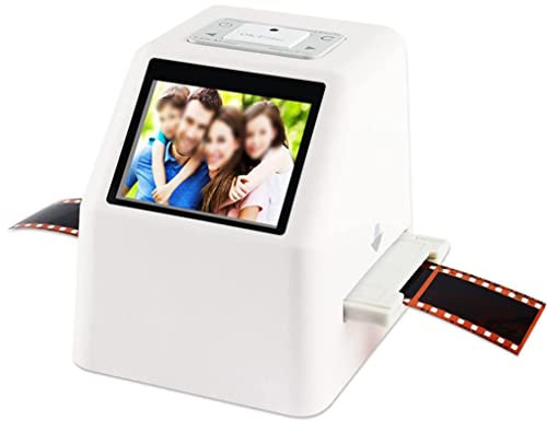 Scanner per negativi di diapositive, scanner per diapositive, tutto in uno da 22 MP, con schermo LCD da 3,5, converte diapositive e negativi in foto digitali, scansione specializzata di 135 negativ