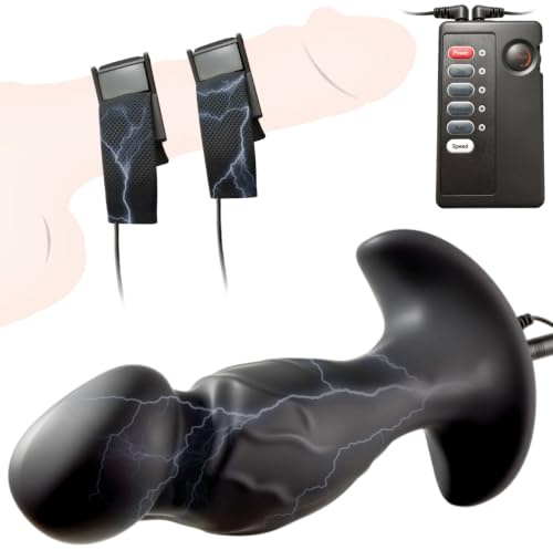 Electroshock Plug Anal Estimulador de Próstata Hombre Dilatador Anal