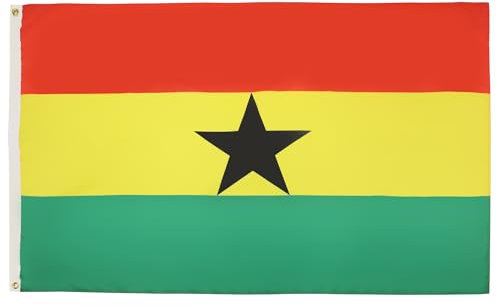 AZ FLAG Bandiera Ghana 150 x 90 cm - Bandiera Ghanese 90 x 150 cm