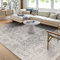 Livabliss Syracusa Vintage Teppich groß - Orientalischer Teppich Wohnzimmer 120x170 cm, Esszimmer, Schlafzimmer - Boho Teppich, Kurzflor Teppich für einfache Pflege - Muster Teppich in Grau und Beige