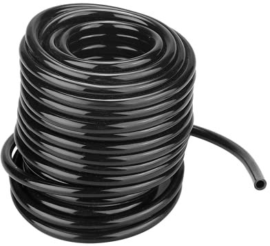 Smandy Système Micro d'égouttement de Tuyau d'arrosage de Jardin de 10m / 20m / 50m en PVC Noir de 4mm x 7mm, 10m, 20m, 50m, 1 pièce, Matériel