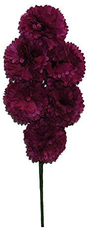 FLOR FLAMENCA 6 CLAVELLINAS (Grosella)