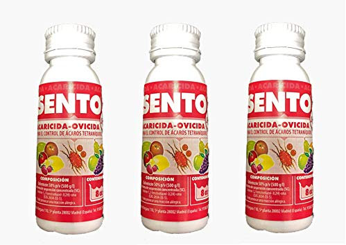 Acaricide ovicide SENTO clofentezip 50 % traitement contre les œufs d'araignée avec effet résiduel pour 45 litres (3 x 8 cc)