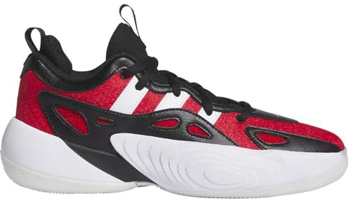 adidas Unisex adulto Trae Young Unlimited 2 Low Trainers, vivid red/Cloud white/core black, 46 EU
