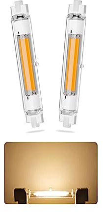 AEPOYU R7S LED 118mm Dimmbar Lampen, LED R7S Leuchtmittel 118mm Birne Glühbirne 30W, Warmweiß 2700k, R7S LED Bulbs Ersetzt 300W Halogen Leuchtmittel 2er Pack