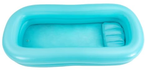 Medico Gonfiabile Vasca Da Bagno,Sistema Portatile Pvc Lavandino Corpo Sistema Con Sacchetto Acqua Bagno A Letto Aiuti Per Anziani/Disabili/Pazienti Letti In Bagno Letto