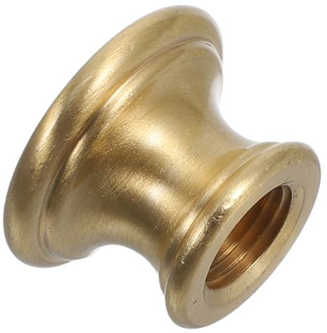 IWOWHERO Solid Brass Lamp Connector Kit M10 Threaded Light Fixture Spindle Thick Washer Design Brass Lamp Pipe Coupling