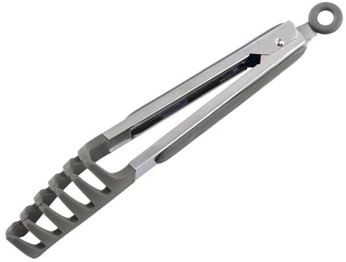 Pince à pâtes pour spaghetti – 25,5 x 3,5 cm – Pince en caoutchouc en silicone | Pince à spaghetti facile à utiliser | Cuillère à spaghetti Pince à pâtes pour spaghettis, nouilles, pâtes, salade,