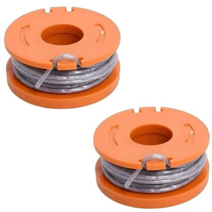 Txdzking 2 bobinas de desbrozadora compatibles con desbrozadora McGregor MCT1825 MCT2X1825 de 18 V, repuesto de repuesto para recortadora de alambre de bobina de alimentación automática