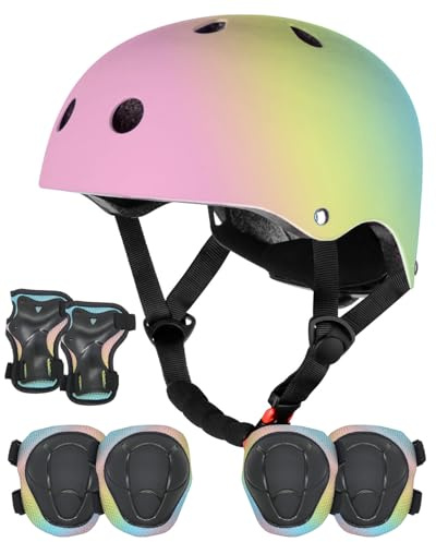 Kids Helmet for 9-15 Years Old Boys Girls, Cartoon Kids Bike Helmet M Size, Ensuring Safety for Cycling, Skateboarding, and Scooter Riding, Birthday Gifts for Kids (Gradient Yellow)
