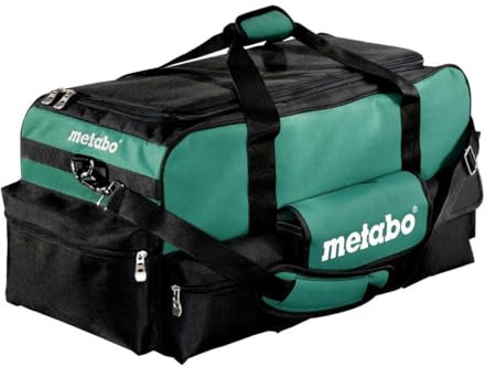 Metabo 657007000 - Borsa porta attrezzi, Nero/Verde, 67 x 29 x 32,5 cm