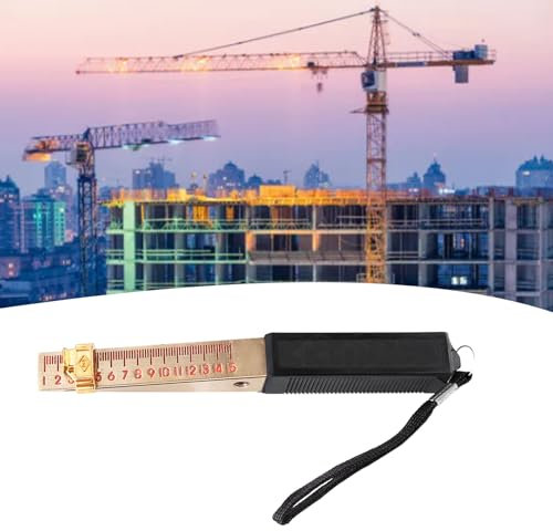 0.2/0.5 alibro a cuneo millimetrato Misuratore di Spessimetro Planarità per la misurazione del controllo del calibro a cuneo a forma di cuneo per l'ingegneria domestica (gamma 1-15mm)(0.2mm)