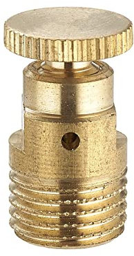 Valvola di Sfiato Manuale con Volantino per Radiatore M 1/8 | Rimozione Aria per Rendimento Termico Ottimale | Facile da Usare | NOYON & THIEBAULT