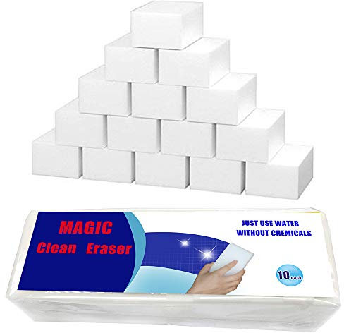 Magic Sponge Eraser Melamine Cleaner, Household Cleaning Non-Scratch Sponge Universal Cleaner for Multi Surface - Extra Large 4X2.7X1.2 (10)