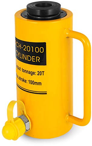 VEVOR Martinetto Pneumatico 20T/44000LBS, Cric Pneumatico 100mm, Presa Cric Sollevatore Pneumatica in Metallo Resistente con Verniciatura a Spruzzo, Cric Pneumatico per Auto con Testa di Connessione