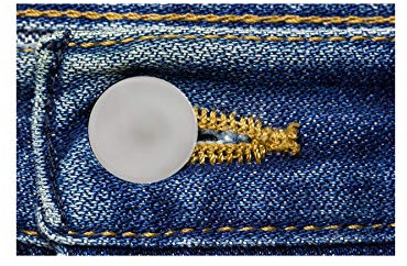 WhollyCoveredButtons Button Covers Prevent Shirt Holes - 4, 6 and 12 packs