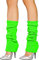 The Fancy Dress Angies Fashion Luxurious Ladies 80's Dance Plain Ribbed Leg Warmers Neon Leg warmers in Hot Pink 12 Colours (Green)