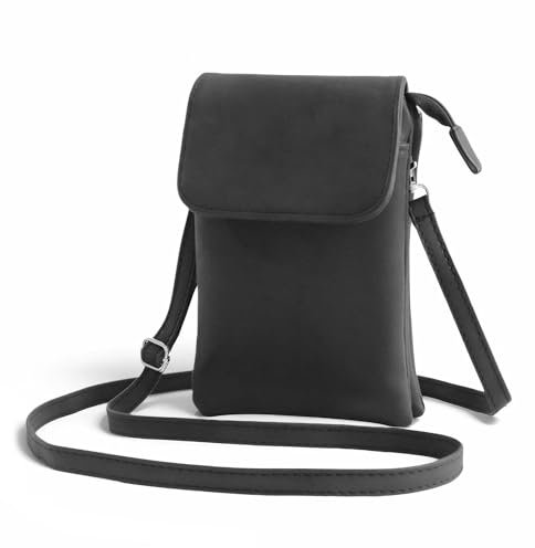 worahroe Leather Phone Bag, Small Leather Cross Body Phone Purse, Mobile Phone Bag for Teen Girls, Mini Women Shoulder Bag PU Leather Small Cross-body Bag Wallet Cellphone Purse with Adjustable Strap