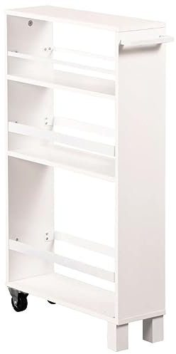 Kesper | Nischenregal, Material: Spanplatte, Maße: 50 x 15 cm/Höhe: 79 cm, Farbe: Weiß | 24854 13