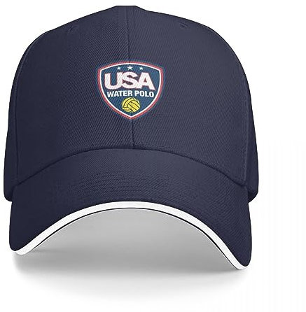 BEABAG Baseball Cap USA Water Polo Baseball Cap Hats Baseball Cap Cosplay Fashion Men Hats Women's