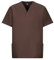 EXNER Medizinischer Schlupf-Kasack, OP-Kasack, Unisex, für Krankenpflege, Altenpflege, Farbe Toffee, Größe 4XL