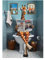 KHDULQ Quadri Bagno,20*30 CM Stampe da Parete Immagine su Tela Poster per Bagno con Foto WC Retrò Stampa Artistica di Poster Astratto WC,Interessanti Decorazioni Murali per il bagno,Senza Cornice(C)