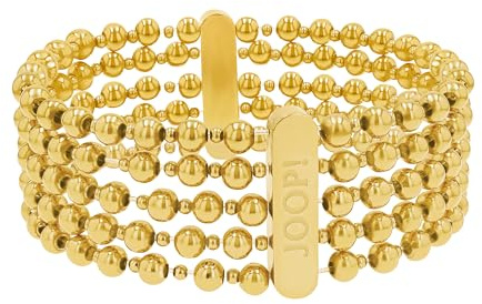 Joop! Armband Edelstahl Damen Armschmuck, mit Zirkonia synth., 19+3 cm, Bicolor, Kommt in Schmuck Geschenk Box, 2039844