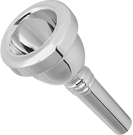 TARSHYRY Porte-parole Français, Matériau en Cuivre Différent de l'embout Buccal adapté à la Plupart des Produits de Trombone Ténor (SILVER)