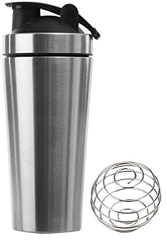 RUHEN Water Bottles Gym Nutrition Blender Cup Stainless Steel Vacuum Insulation