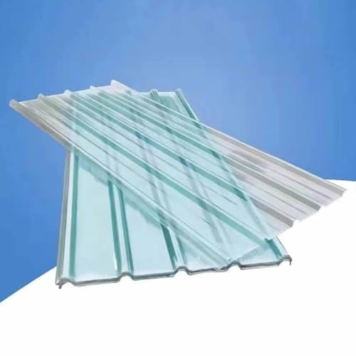 Plaques de toiture en polycarbonate – Panneaux en plastique ondulé pour serres, abris de jardin, lumière du jour, solution d'isolation facile à couper