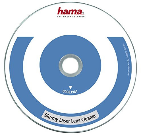 Hama Blu-Ray Reinigungsdisc (zur Beseitigung von Schmutz in Blu-Ray Laufwerken) Laser-Reinigungs Blu-Ray