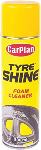 CarPlan Tyre Shine Foam Cleaner Protector 500milliliter CTS500
