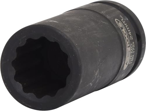 KS Tools 150.1724 3/4 12-kant-drivaxel-krafthylsa, lång, 24 mm
