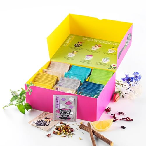 CLIPPER - Coffret Découverte Thé Et Infusion Bio - Coffret Cadeau - 6 X 10 Sachets De Thés Et D'infusions Clipper