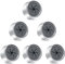 Alyvisun 6Pcs Colgador Adhesivo Trapos Cocina, Reutilizable Toalla Ganchos Fuerte de Baño, Ganchos para Toallas sin Taladrar, Ganchos de Pared Autoadhesivos