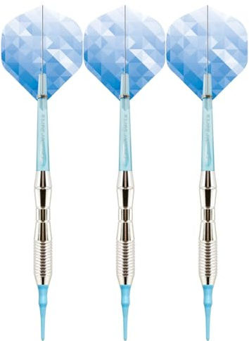 Veeteah Soft Tip Darts - Gradient Color Professional Safe Colorful Dart Soft Tips | Professional Safe Colorful Darts Flights, Soft-Tipped Favor & Dart Toy for Adults, Bar Games