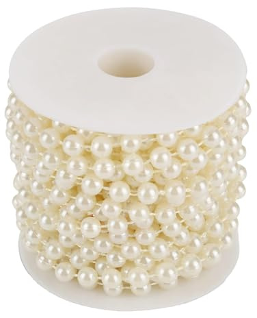 Collana di perle decorative, 10 m, 8 mm, per matrimonio, decorazione fai da te, fiori