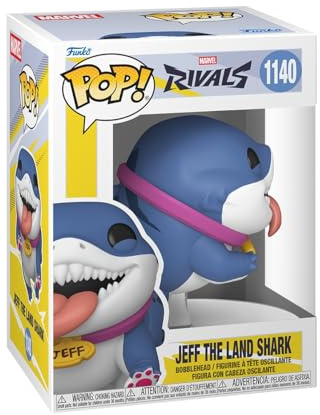Funko POP! Games: Marvel Rivals - Jeff - Sammelbare Vinylfigur - Geschenkidee - Offizielles Merchandise - Spielzeug für Kinder & Erwachsene - Modellfigur für Sammler und zur Ausstellung