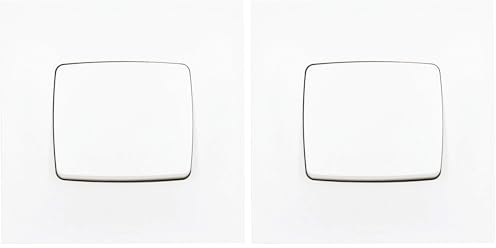 LEGRAND - Interrupteur ou Va-et-vient Neptune 10A - Commande d'Éclairage Monobloc - Prêt à Installer - Blanc (Lot de 2)
